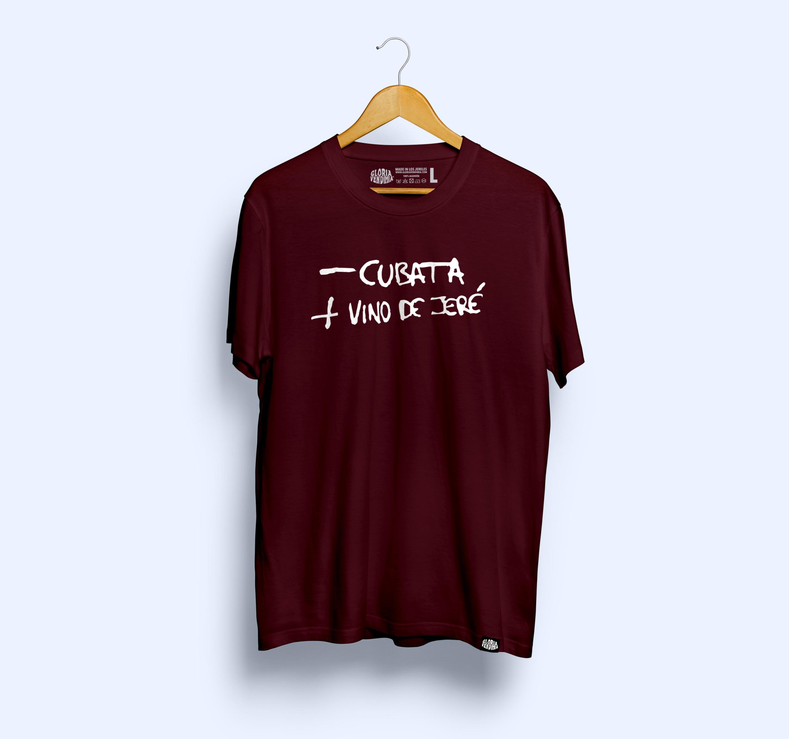 Camiseta '- CUBATA, + VINO DE JERÉ' - Imagen 3