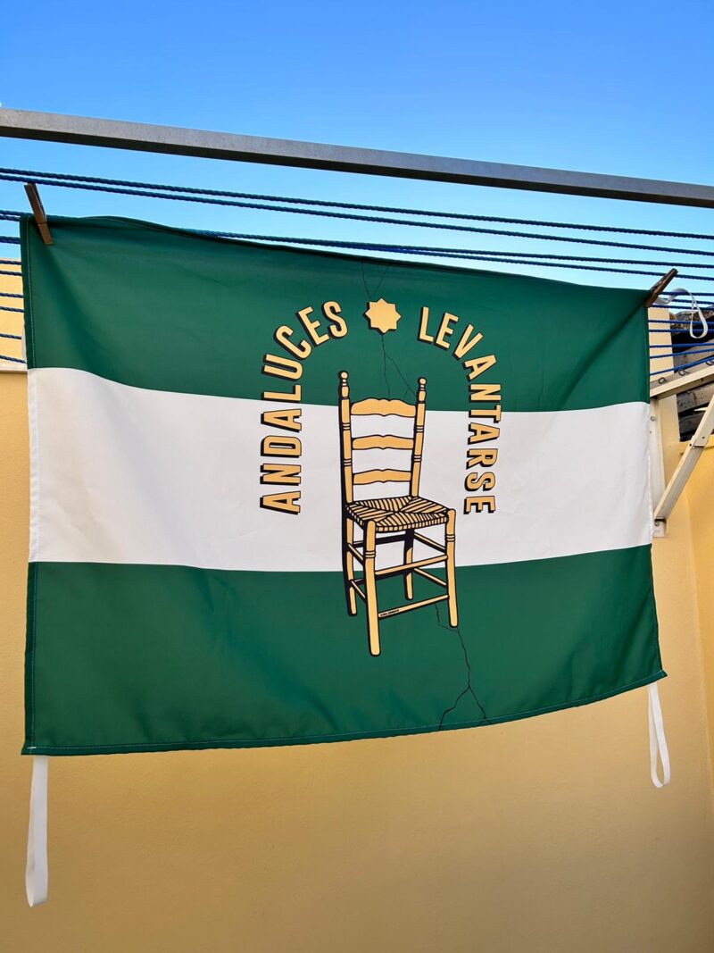 Bandera ANDALUCES LEVANTARSE - Imagen 2