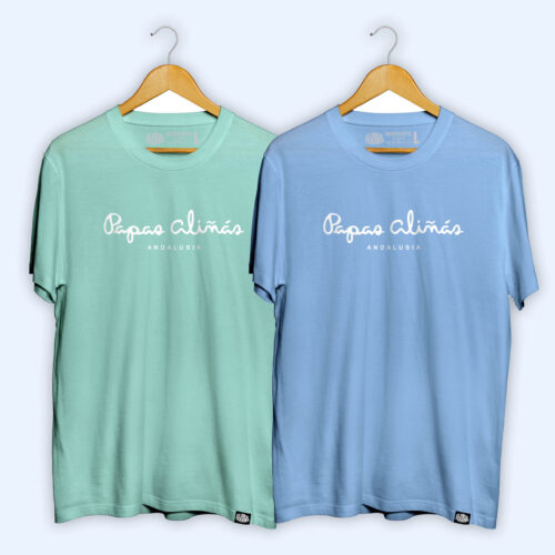 Camiseta primaveral 'Papas aliñás'