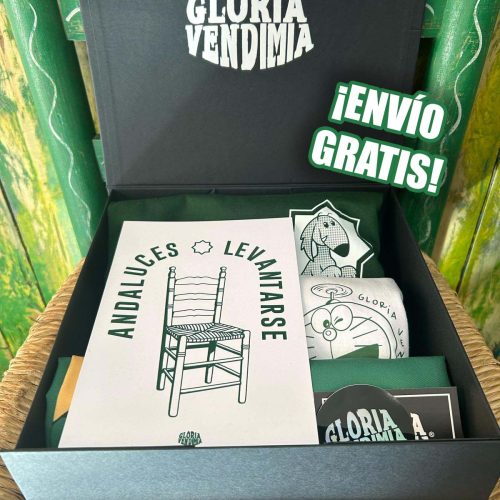 Caja PACK ANDALUSÍ 2 camisetas + bandera