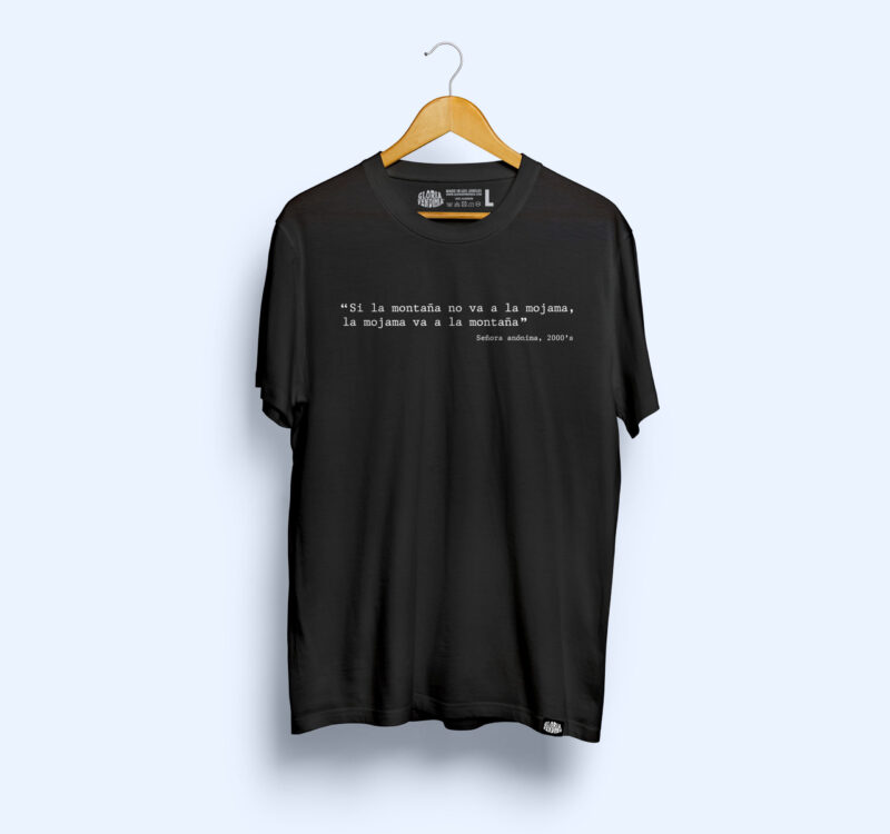 Camiseta 'Si la mojama no va a la montaña...' - Imagen 2