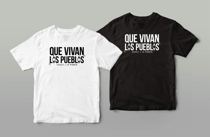 Camiseta La Picaeta ft. Ansils 'Que vivan los pueblos'