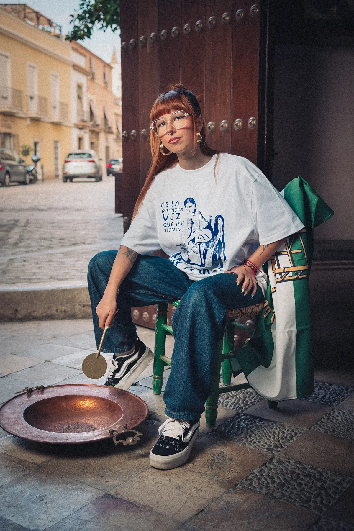 Camiseta oversize LA SANDRITA PICONERA - Imagen 2