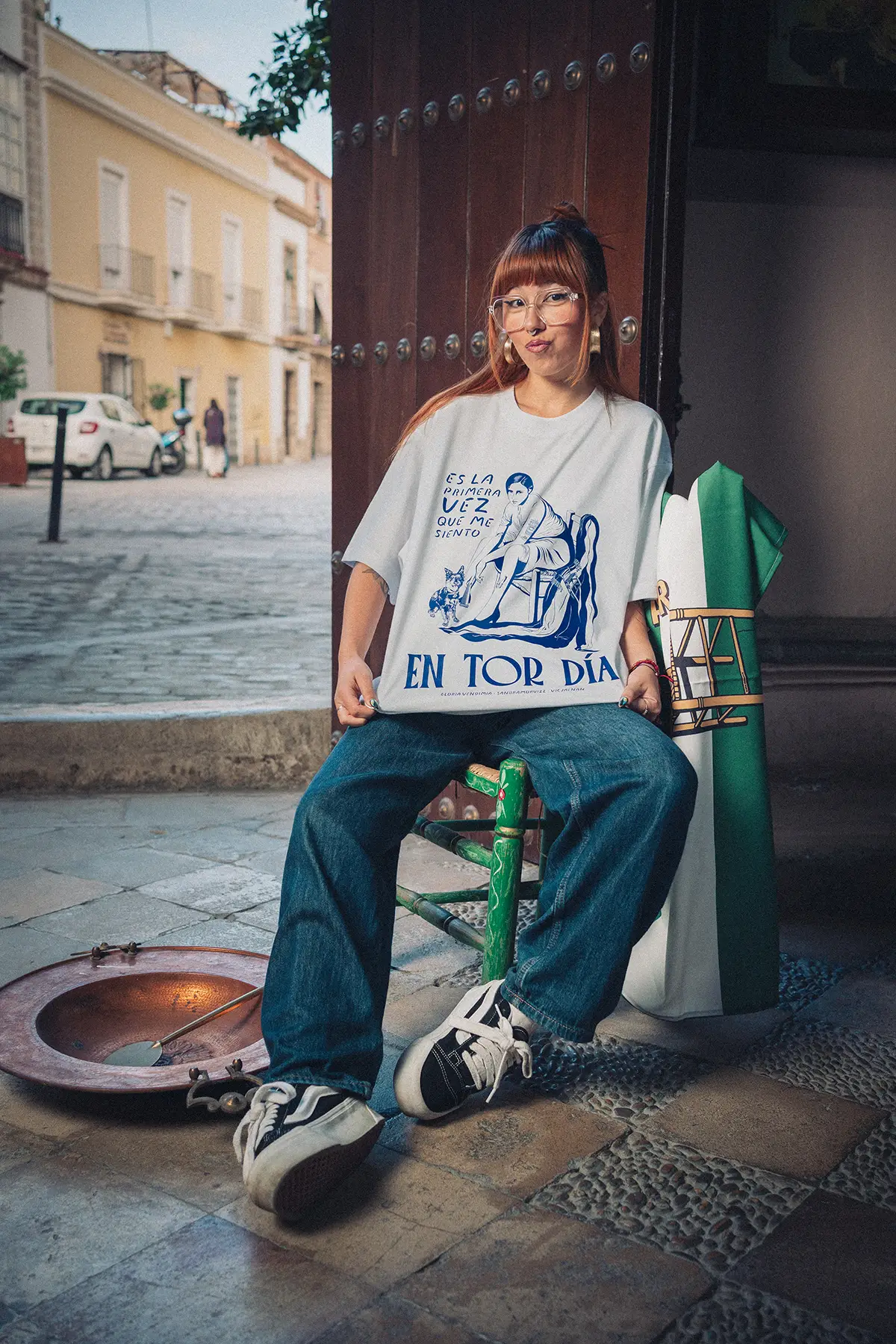 Camiseta oversize LA SANDRITA PICONERA - Imagen 6